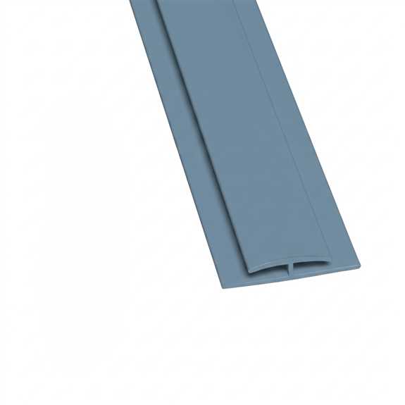 FRP 10' Sky Blue Division Bar Molding